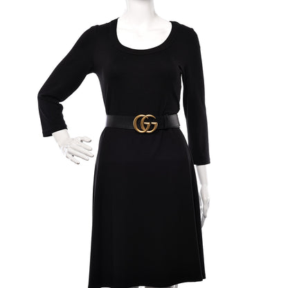 Gucci Calfskin Double G 40mm Belt 85 34 Black 2 of 8