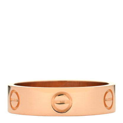 Cartier 18K Pink Gold 5.5mm LOVE Ring 59 8.75 3 of 4