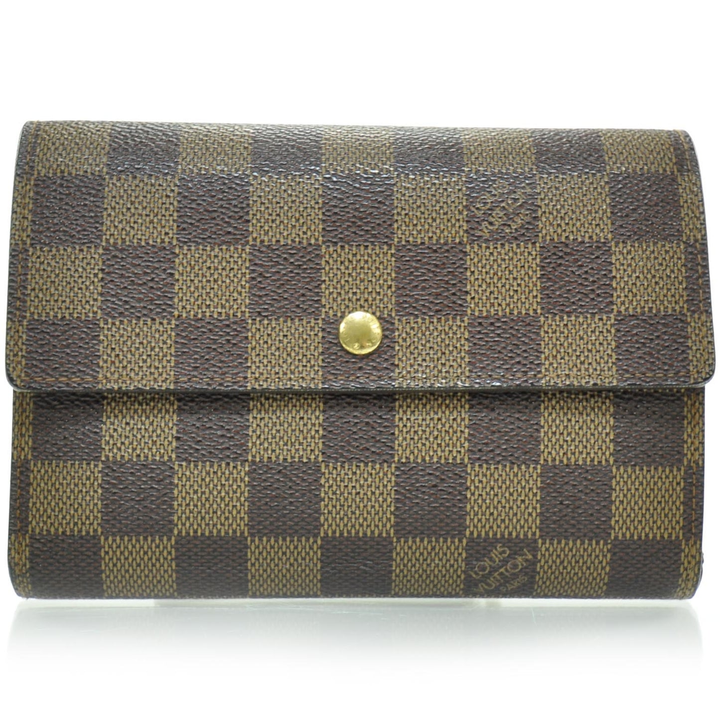 Damier Ebene Porte Tresor Etui Papier Wallet