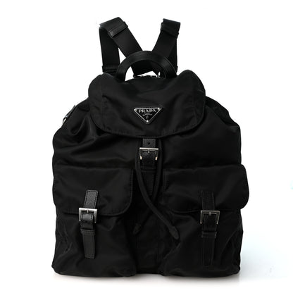 Prada Re-Nylon Saffiano Medium Backpack Black 1 of 9