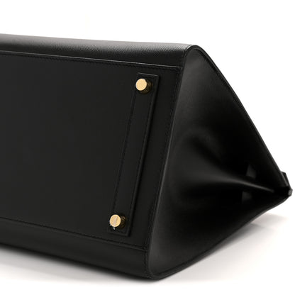 Hermes Madame Calfskin Birkin Sellier 35 Black 10 of 13
