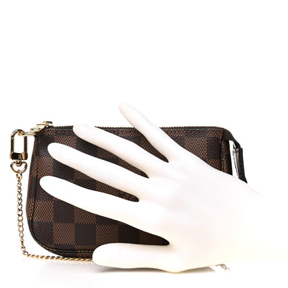 Louis Vuitton Damier Ebene Mini Pochette Accessories 3 of 11