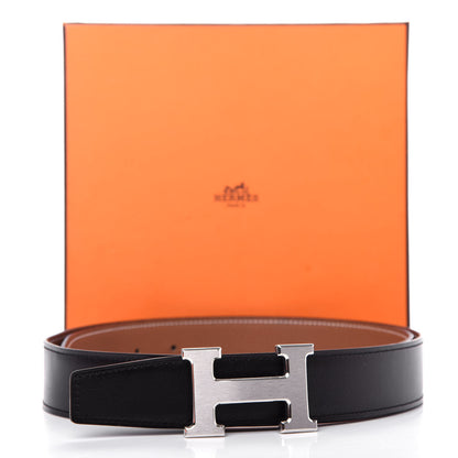 Hermes Box Togo 32mm H Belt 95 Black Gold 6 of 6