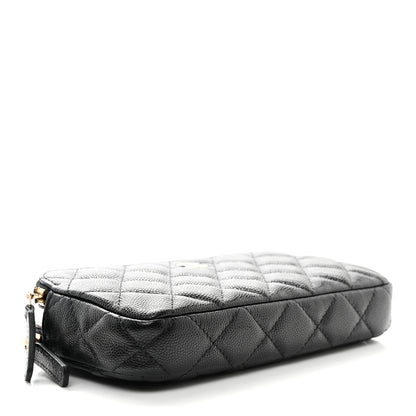 Chanel Caviar Quilted Small Clutch With Chain Black 4 of 12
