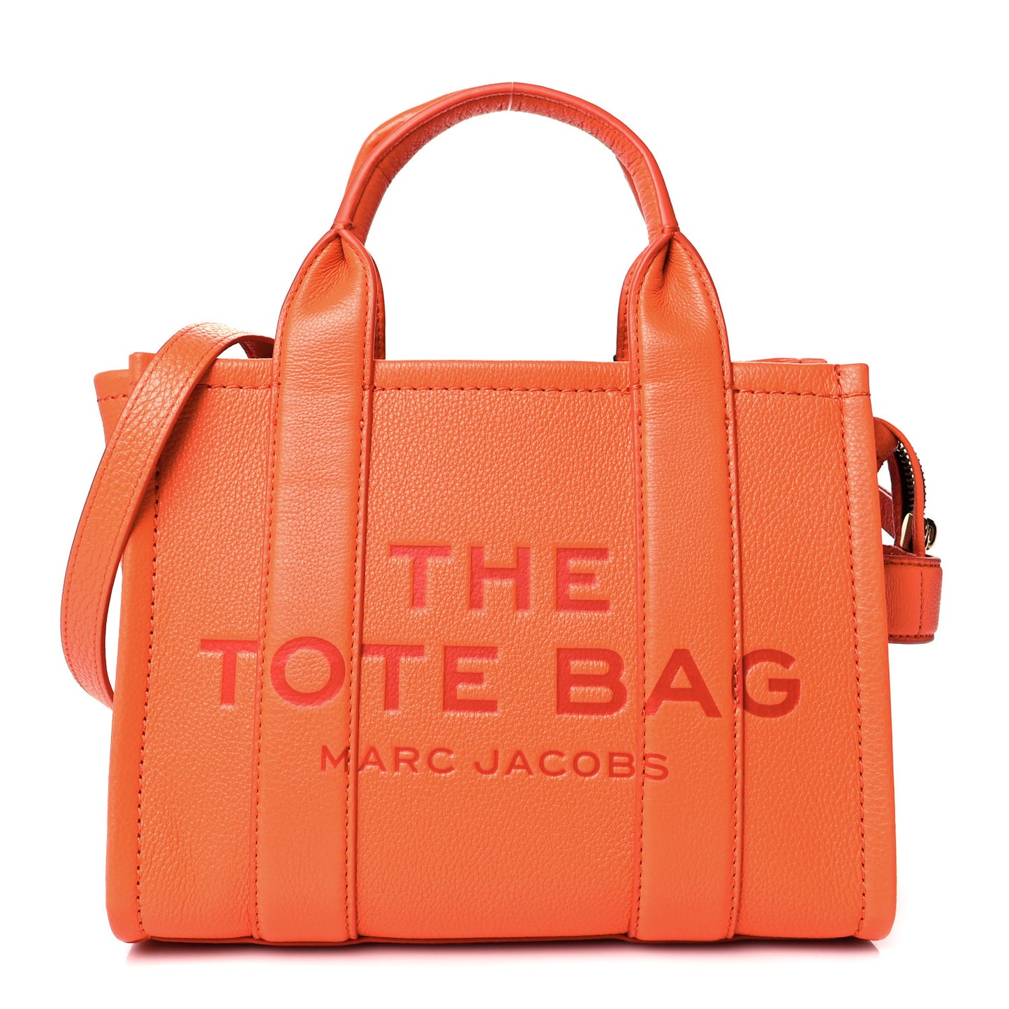 Grained Calfskin Small The Tote Bag Dragon Fire