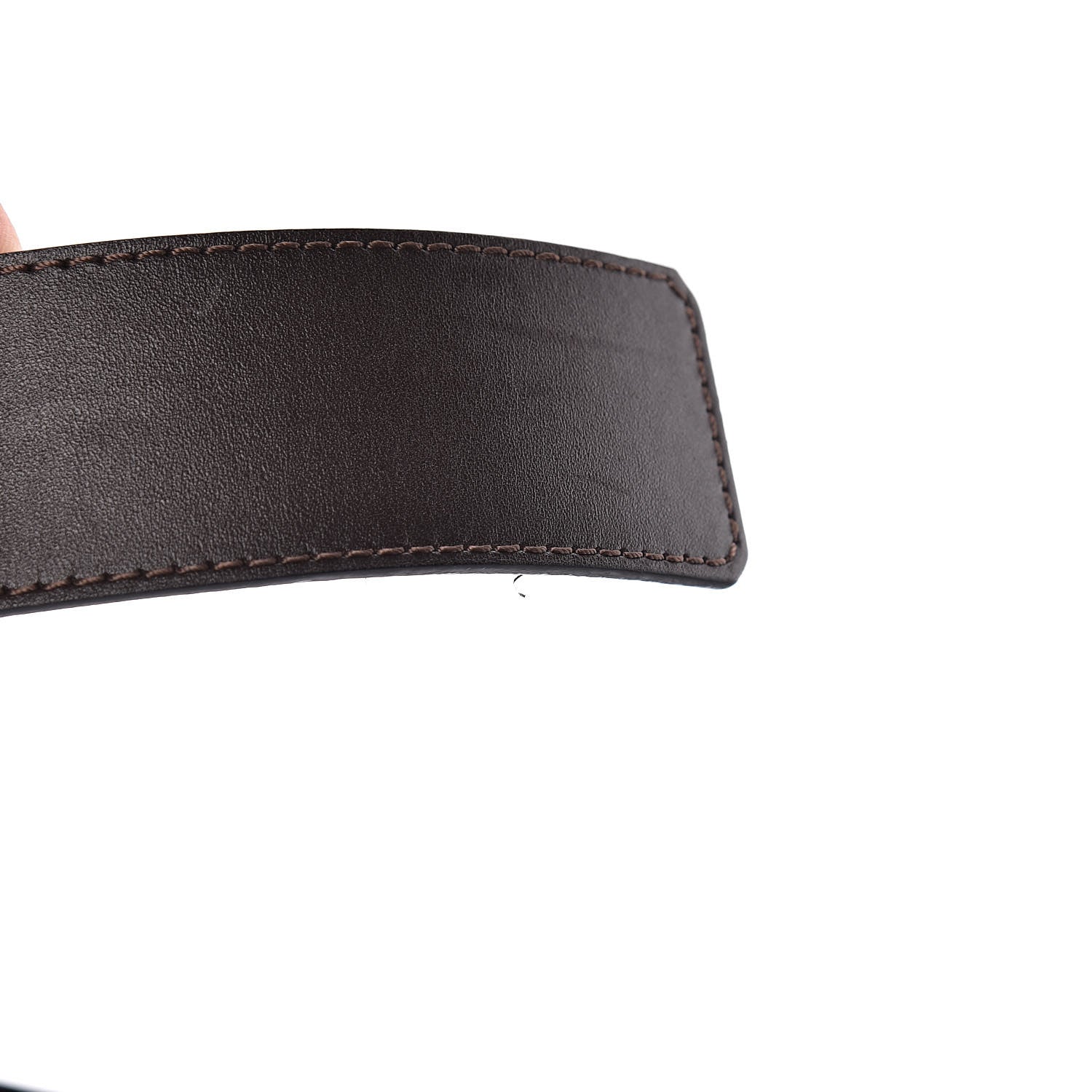 Louis Vuitton Calfskin 40mm LV Initiales Reversible Belt 100 40 Dark Brown Black 8 of 8