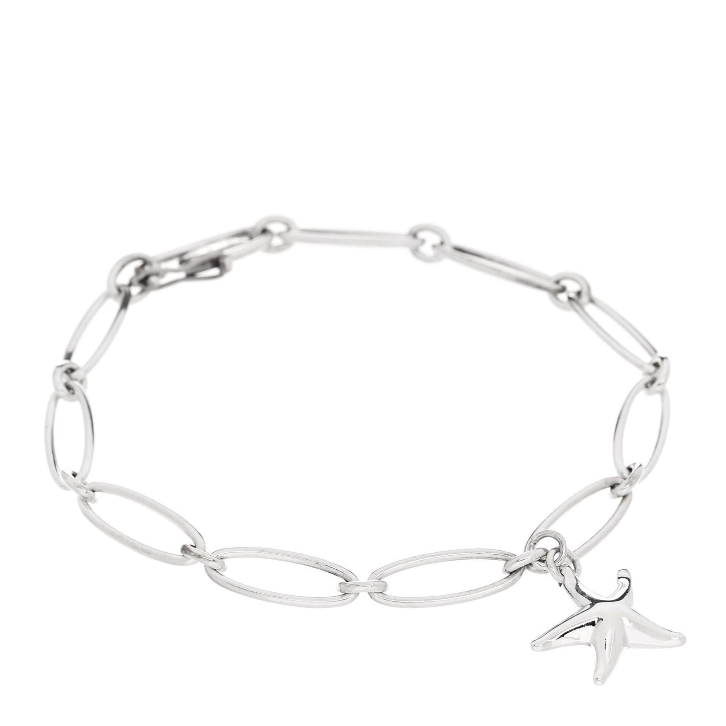 Sterling Silver Elsa Peretti Starfish Charm Bracelet
