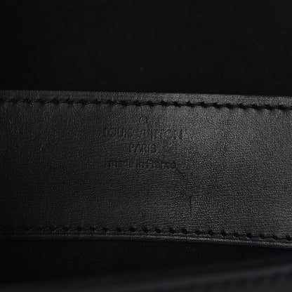 Louis Vuitton Calfskin Chain Louise GM Black 6 of 18
