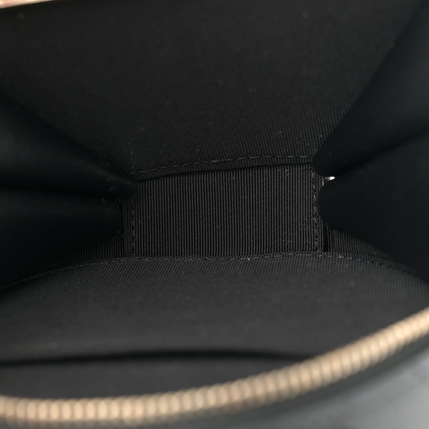 Chanel Caviar Quilted Round Handle With Care Vanity With Chain Black 5 of 10