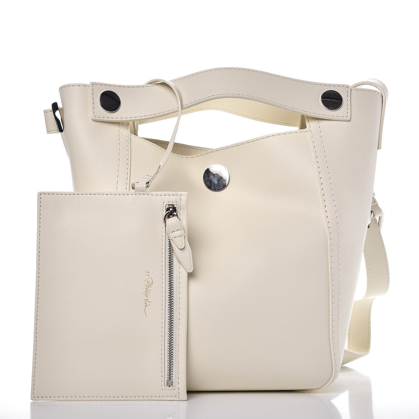 3.1 Calfskin Small Dolly Crossbody Bag White