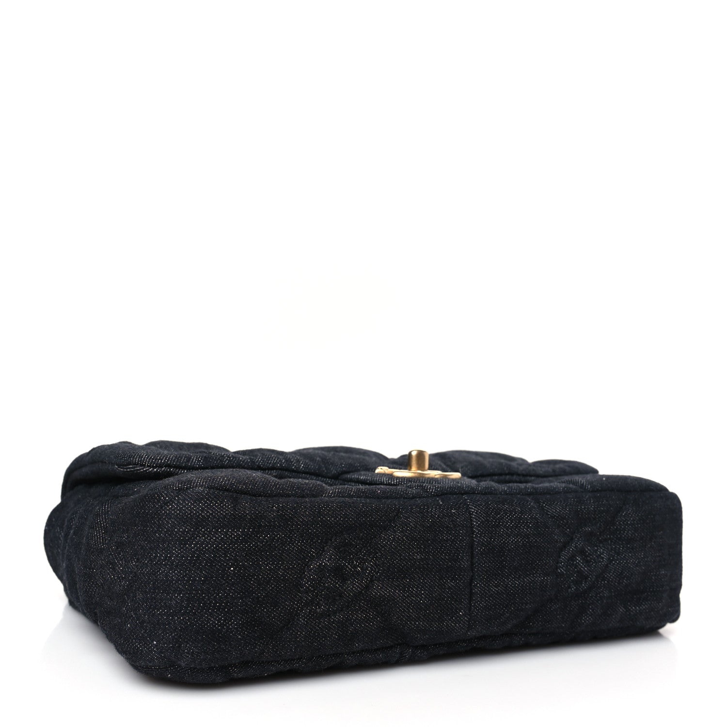Chanel Denim Quilted Medium Funky Town Flap Black 4 of 9