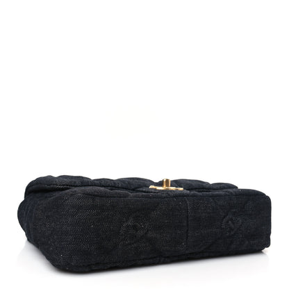 Chanel Denim Quilted Medium Funky Town Flap Black 4 of 9