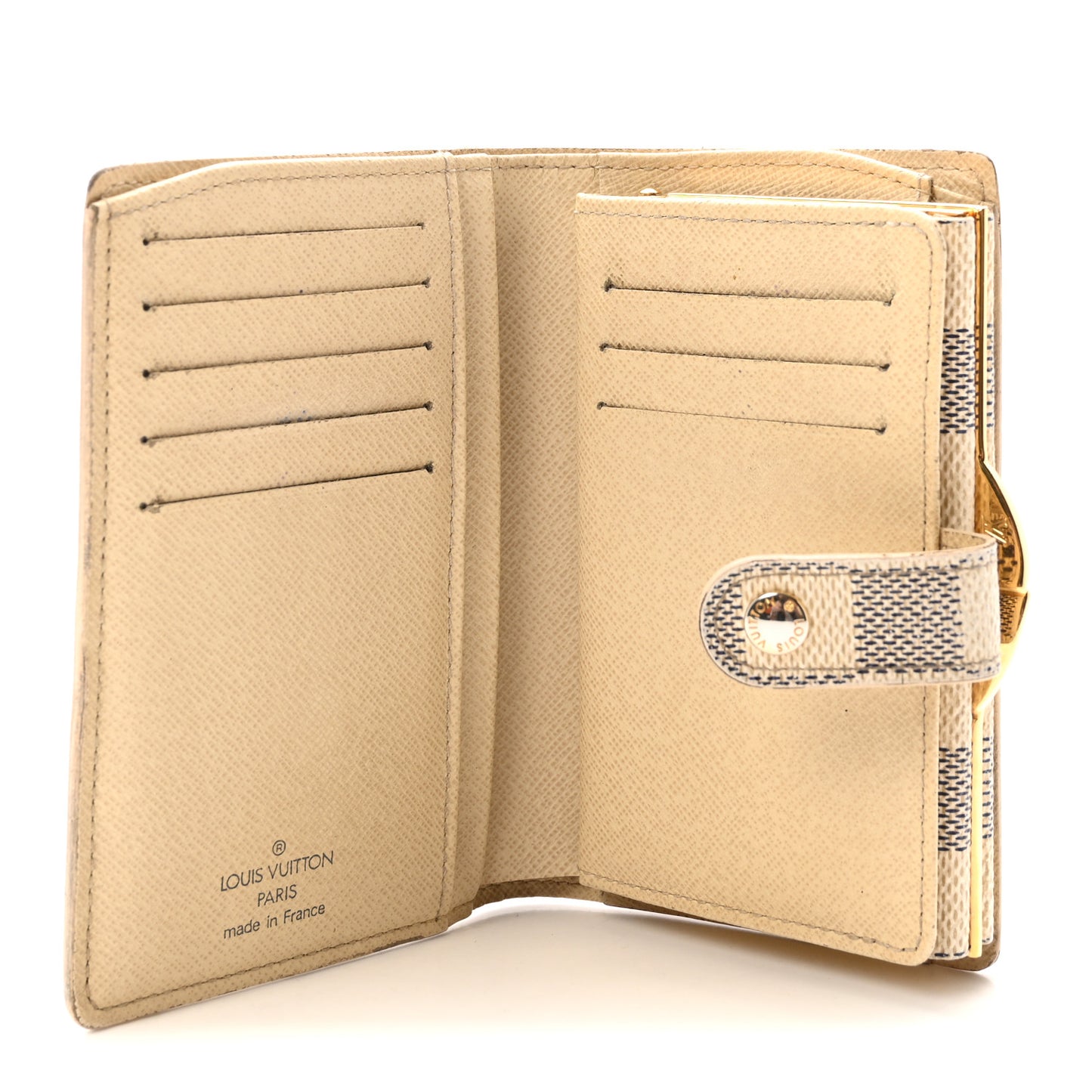 Damier Azur French Purse Wallet