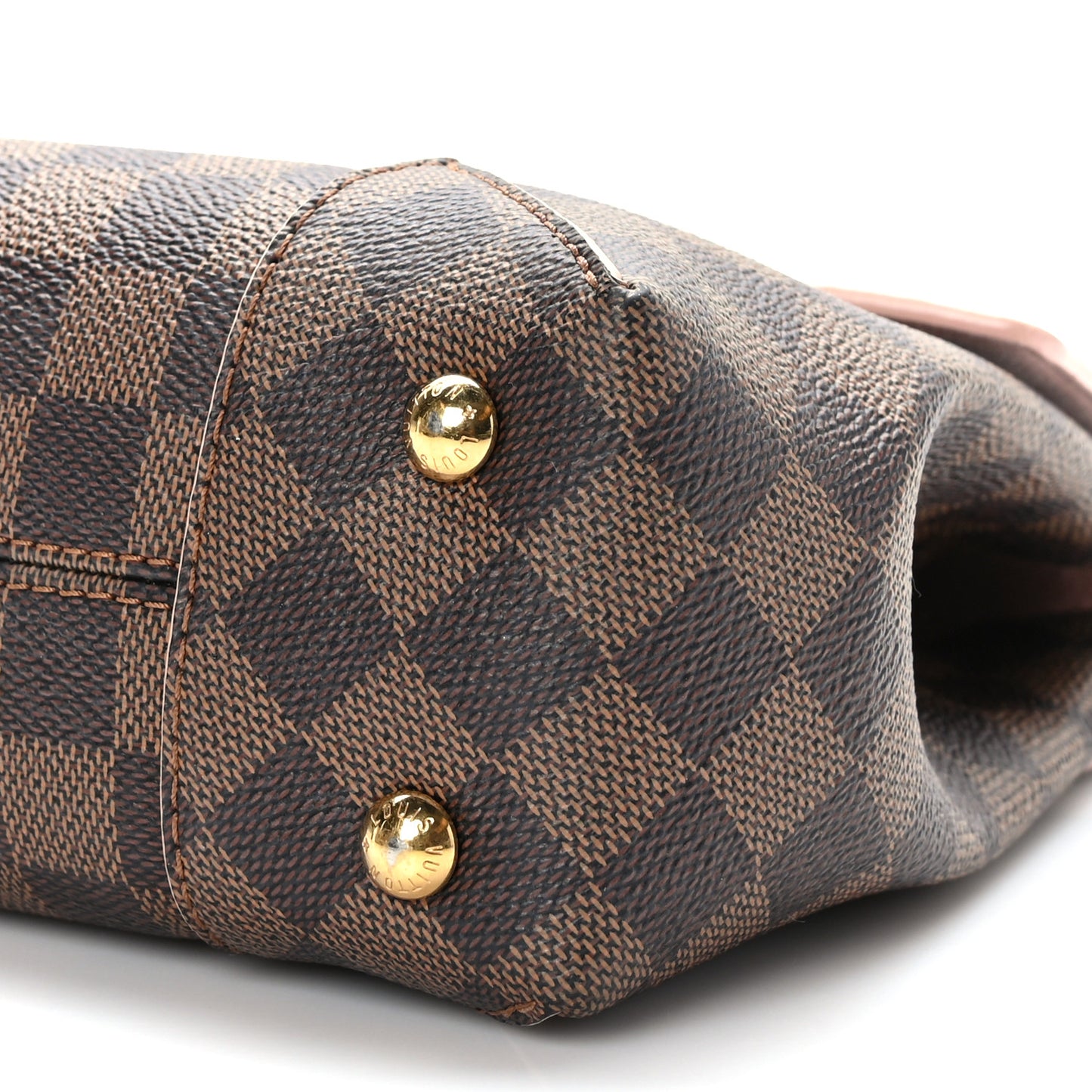 Damier Ebene Caissa Clutch Rose Ballerine
