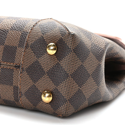 Louis Vuitton Damier Ebene Caissa Clutch Rose Ballerine 8 of 9