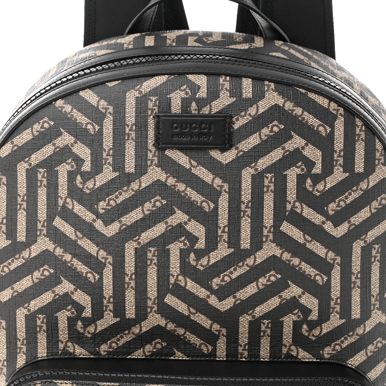 Gucci GG Supreme Monogram Caleido Medium Day Backpack Black 8 of 10