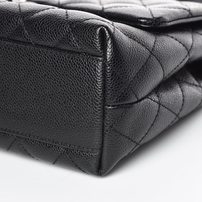 Chanel Caviar Quilted Medium Kelly Flap Bag Black 9 of 11