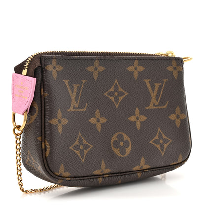 Louis Vuitton Monogram 2022 Christmas Animation Paris Mini Pochette Accessories Pink 3 of 10