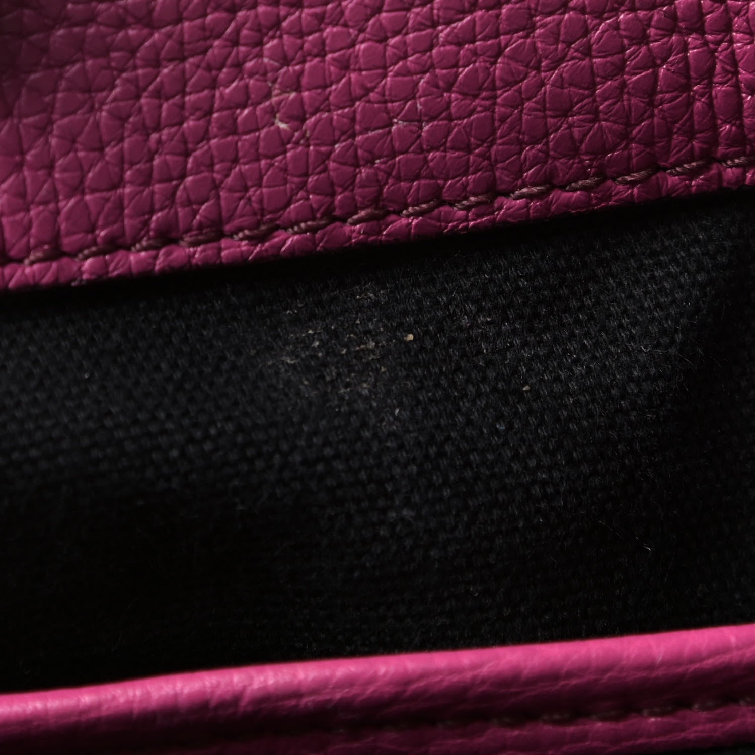 Burberry Grainy Calfskin House Check Small Banner Tote Brilliant Fuchsia 7 of 14