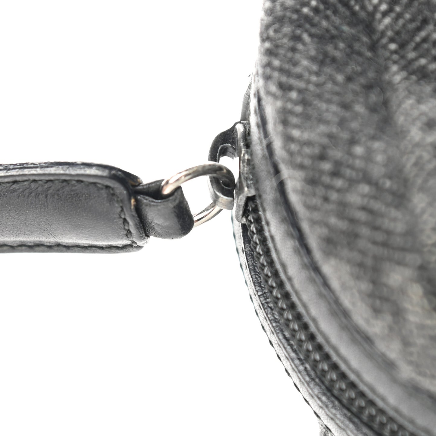 Wool Cosmetic Pouch Grey