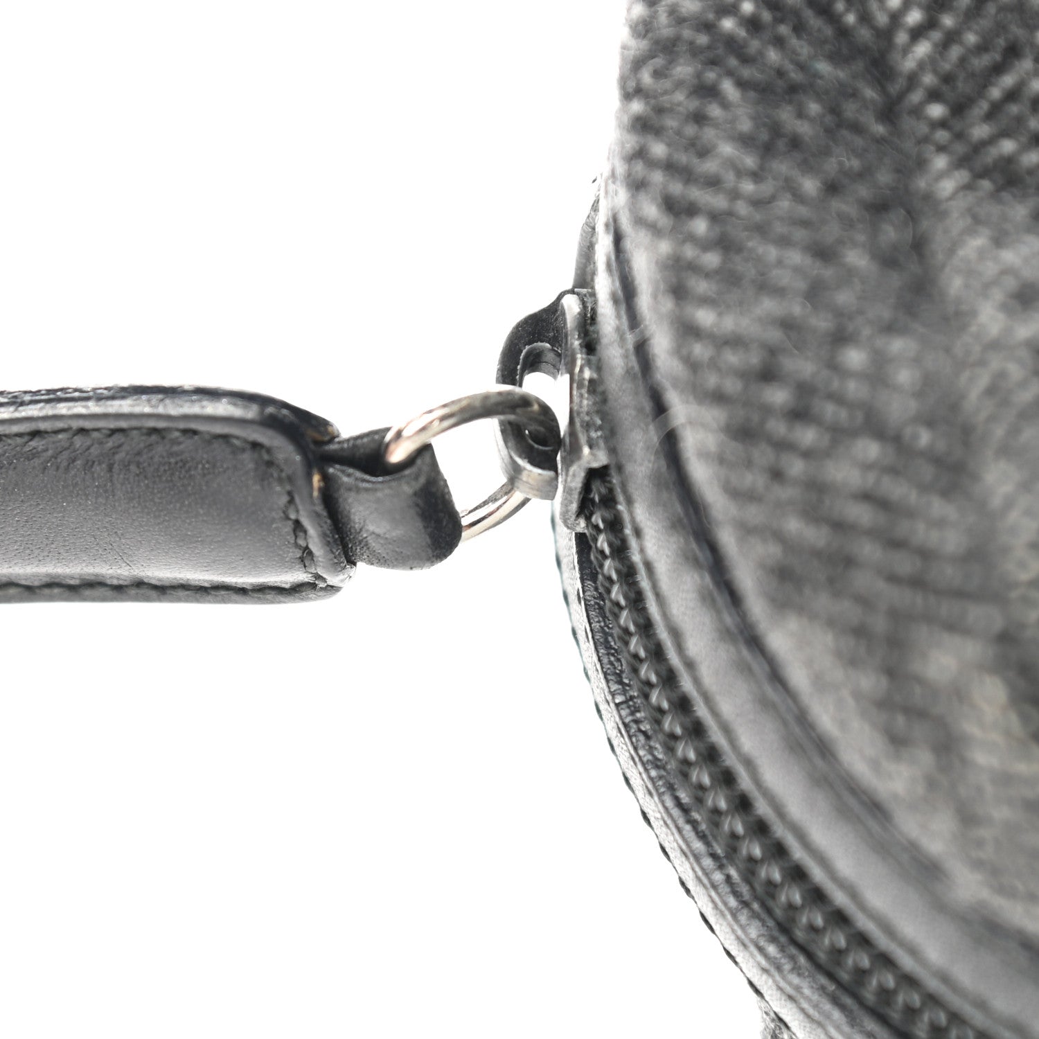 Prada Wool Cosmetic Pouch Grey 8 of 9