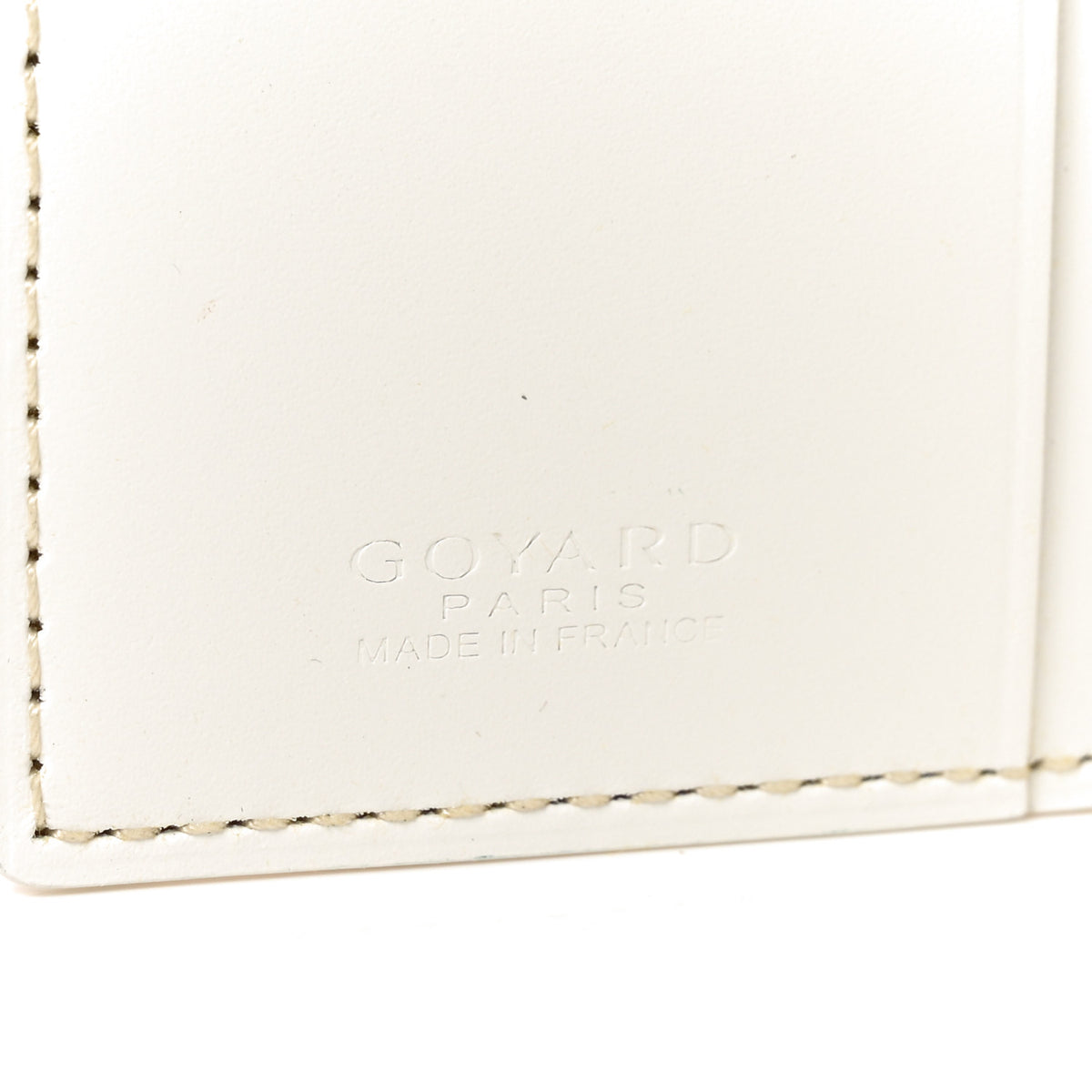 Goyard Goyardine Saint Marc Card Holder White 6 of 7