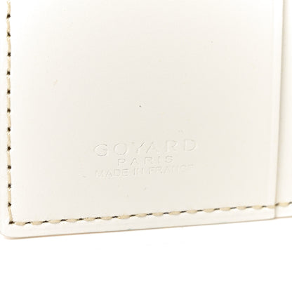 Goyard Goyardine Saint Marc Card Holder White 6 of 7