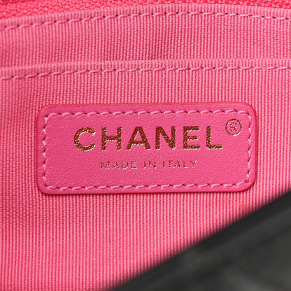 Chanel Lambskin Resin Quilted Mini Rectangular Pearl Samba Flap Black 6 of 11