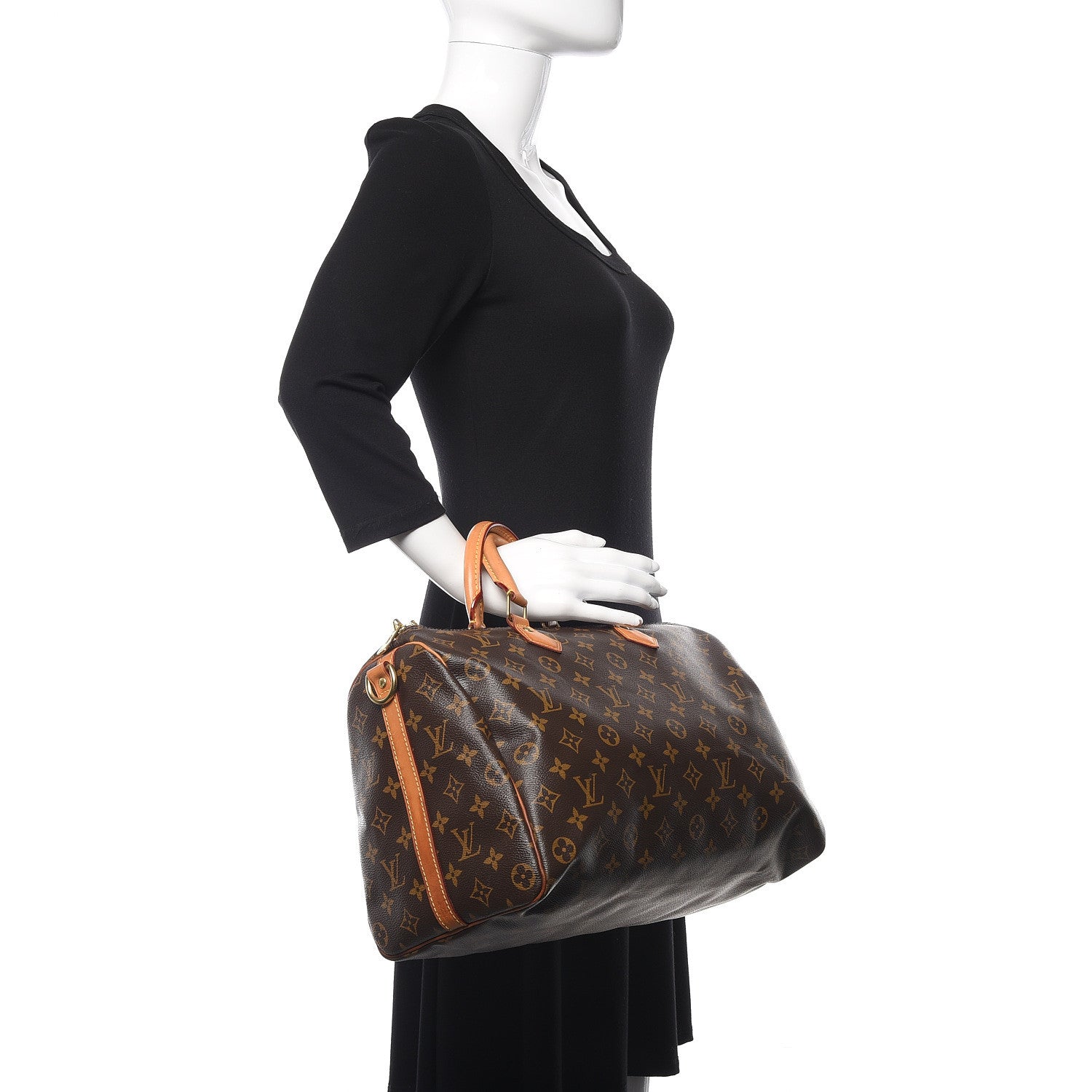 Louis Vuitton Monogram Speedy Bandouliere 35 2 of 18
