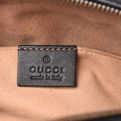 Gucci Calfskin Matelasse GG Marmont Belt Bag 95 38 Black 6 of 10