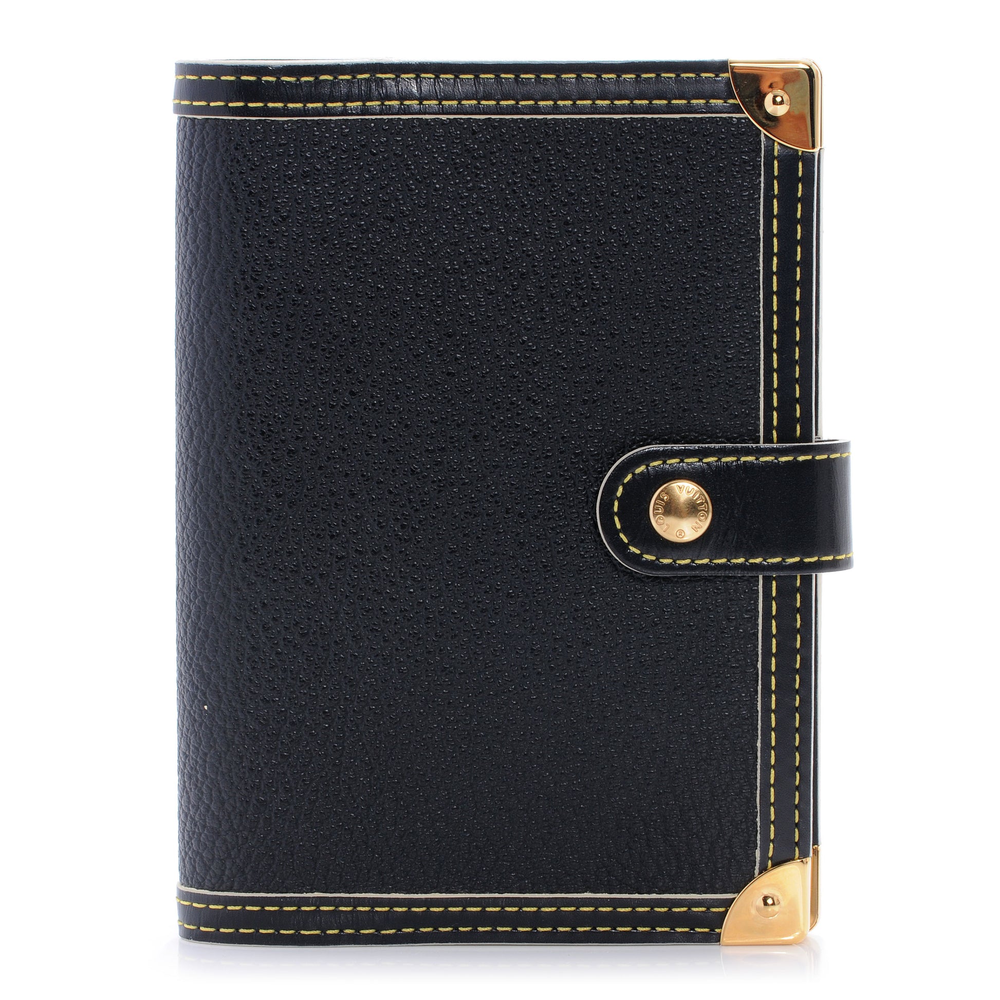 Louis Vuitton Suhali Small Ring Agenda Cover Black 1 of 6