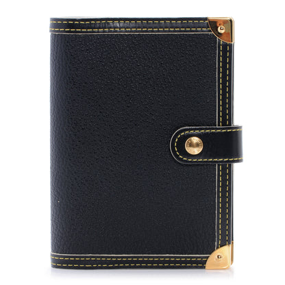 Louis Vuitton Suhali Small Ring Agenda Cover Black 1 of 6