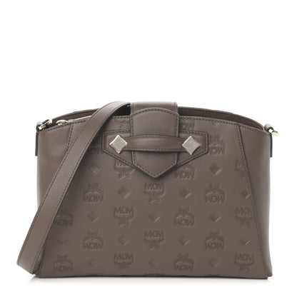 MCM Calfskin Ottomar Essential Crossbody Bag Brown 1 of 12