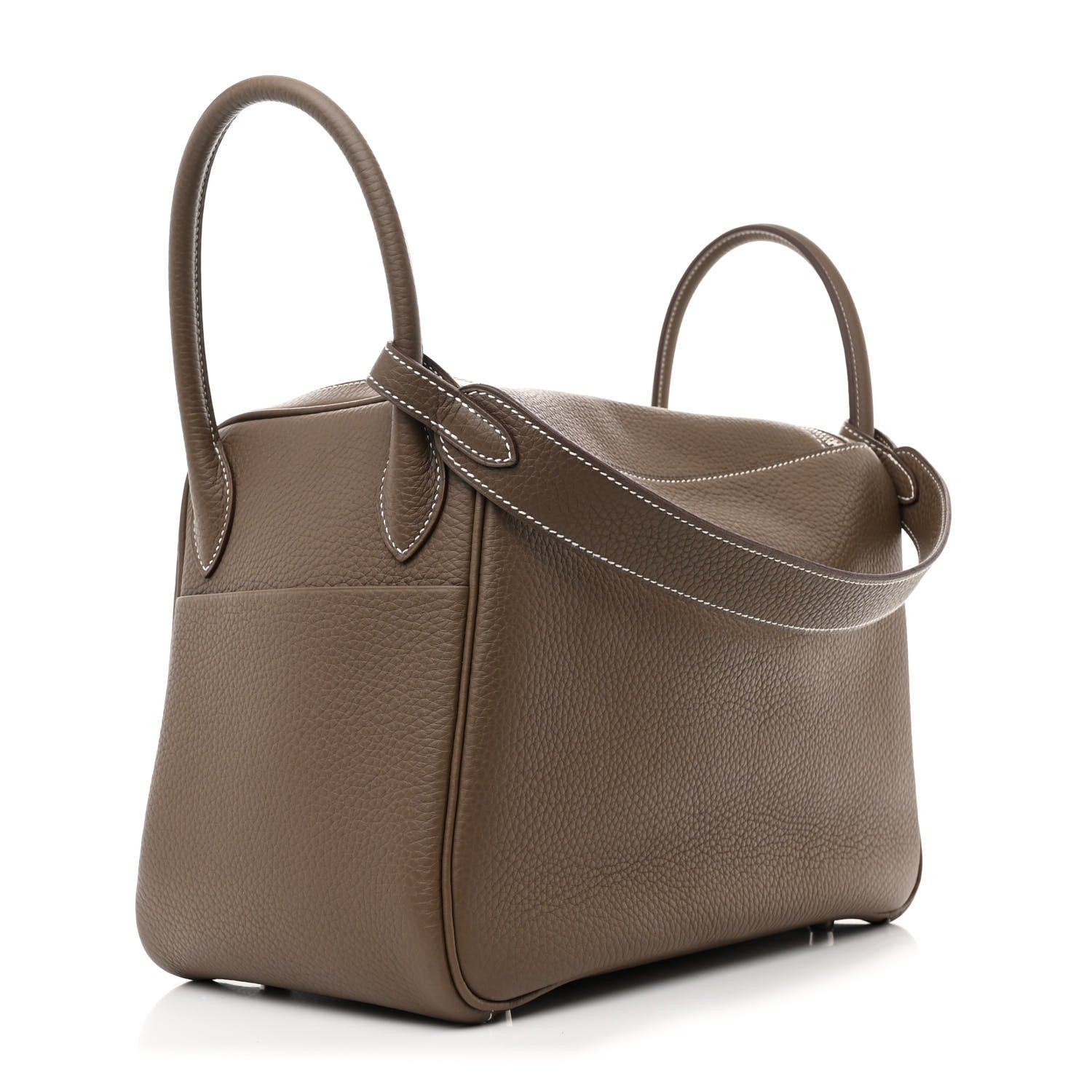 Hermes Taurillon Clemence Lindy 30 Etoupe 3 of 11