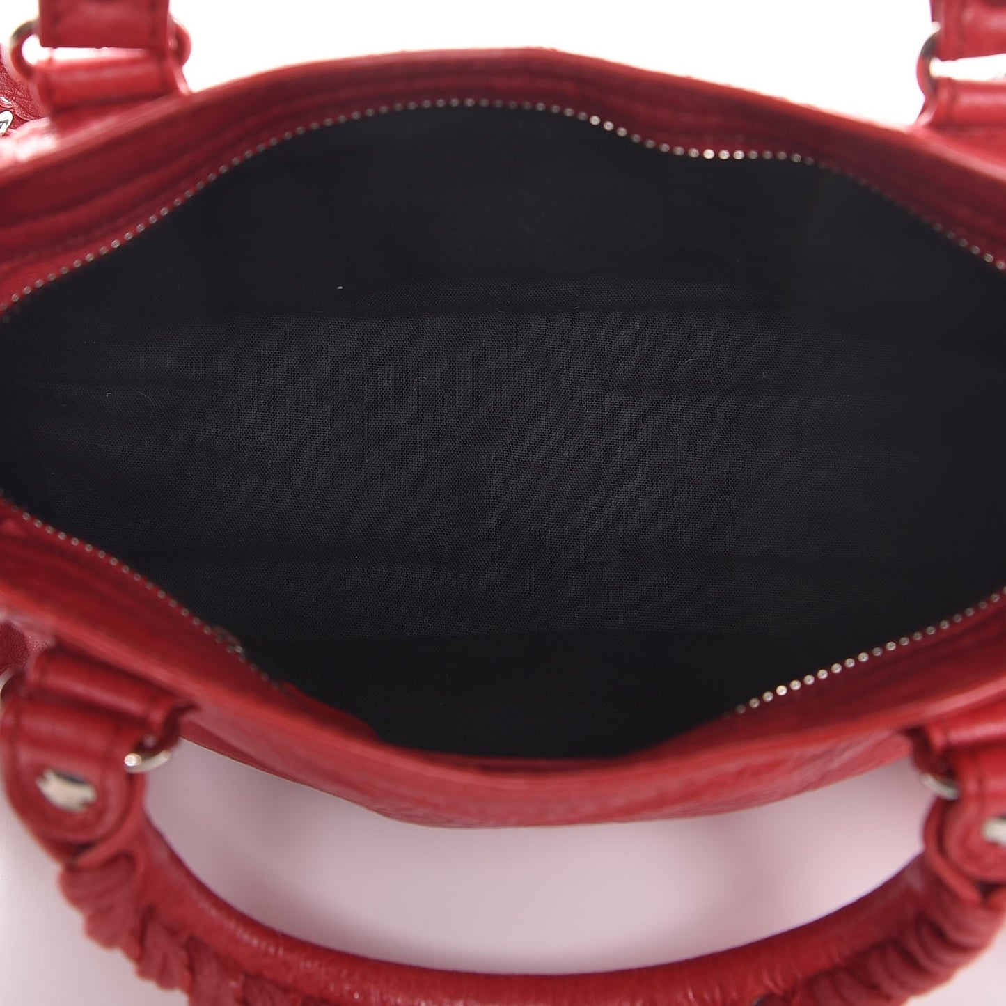 Agneau Giant 12 Silver Hardware Mini City Rouge Cardinal