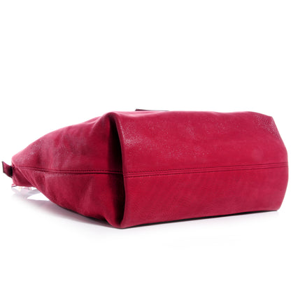 Fendi Vitello Savana Forever Hobo Rosso Scuro Tartaruga Natural 4 of 7