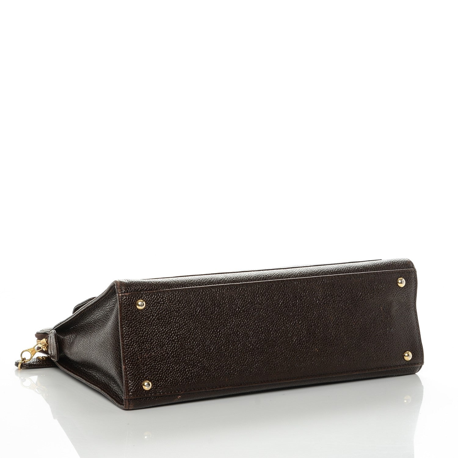 Chanel Caviar Flap Shoulder Bag Brown 4 of 7
