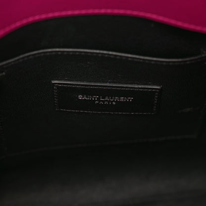 Saint Laurent Calfskin Baby Sac De Jour Fuchsia 7 of 9