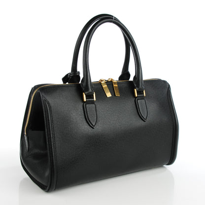 Alexander McQueen Grained Calfskin Medium Heroine Black 3 of 8
