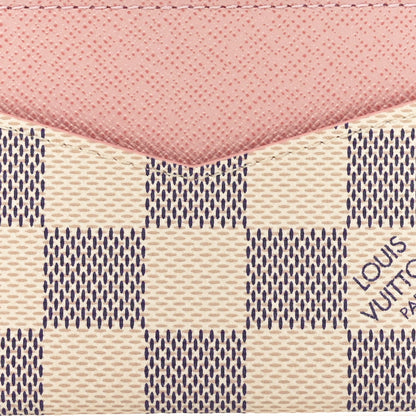 Louis Vuitton Damier Azur Daily Card Holder Rose Ballerine 7 of 7