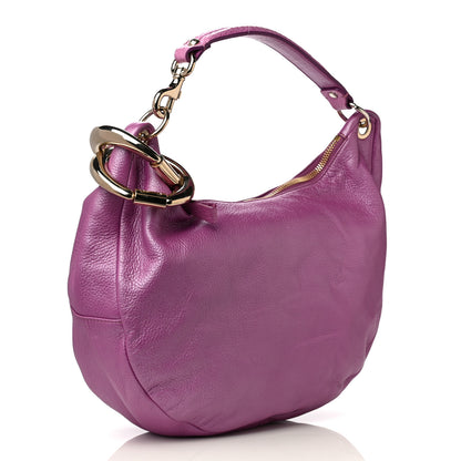 Jimmy Choo Deerskin Solar Hobo Purple 3 of 19