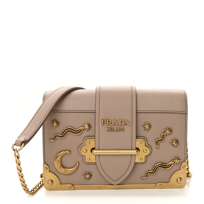 Prada City Calf Saffiano Astrology Cahier Bag Cipria 2 of 17