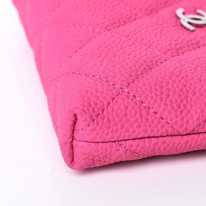 Chanel Iridescent Caviar Quilted Key Holder Case Pink 9 of 11
