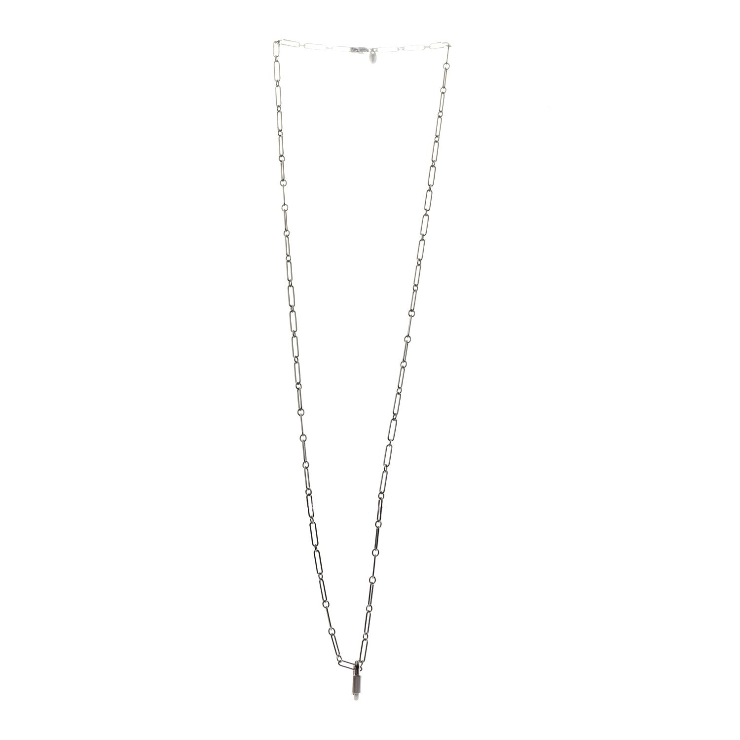 Hermes Palladium Curiosite Long Necklace 3 of 7
