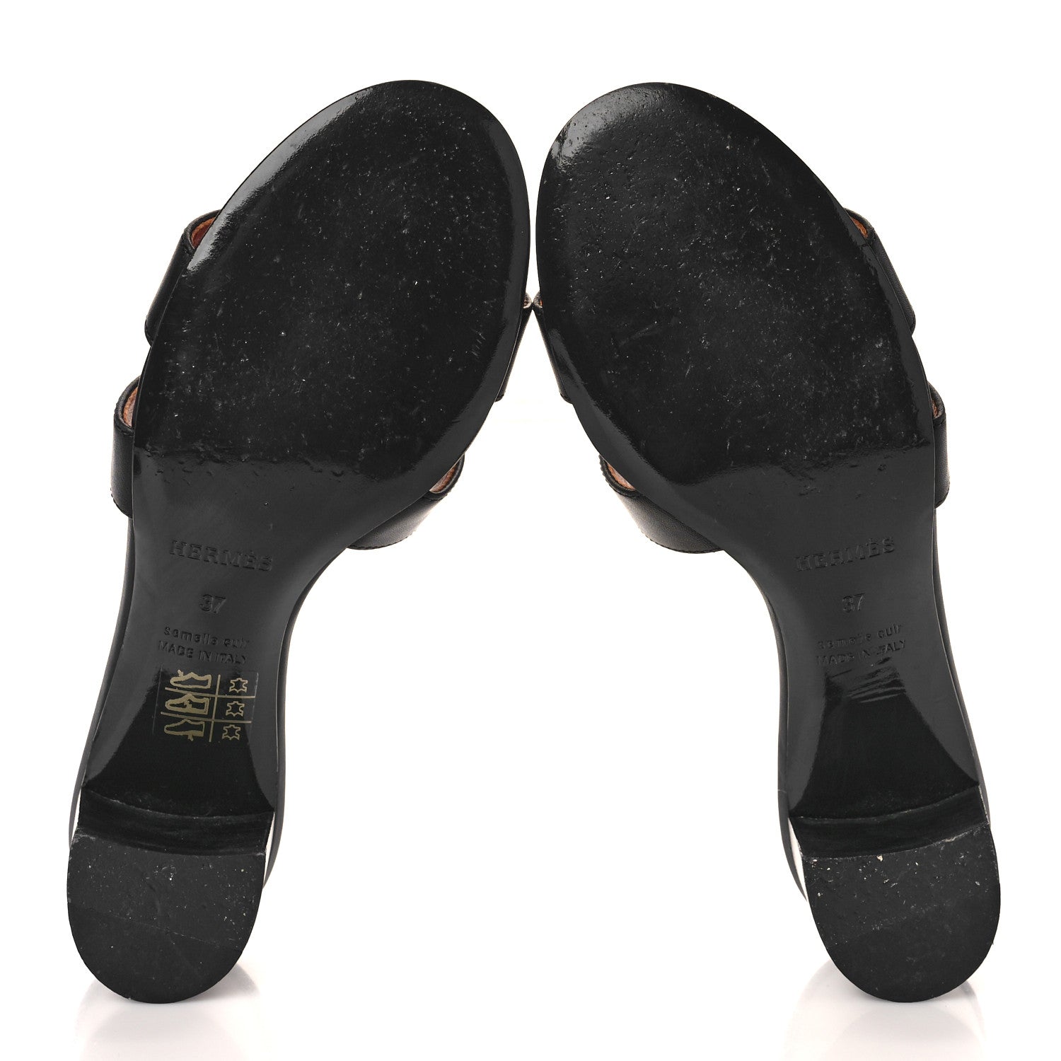 Hermes Calfskin Printed Brides de Gala en Desordre Oasis Sandals 37 Multicolor Rose Aube 6 of 11