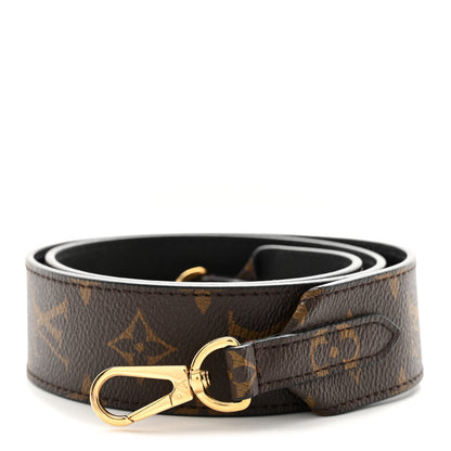 Louis Vuitton Monogram Bandouliere Shoulder Strap Black 1 of 6