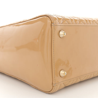 Christian Dior Patent Cannage Large Lady Dior Beige 9 of 15