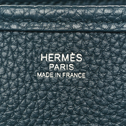Hermes Taurillon Clemence Evelyne III PM Vert Cypress 5 of 8