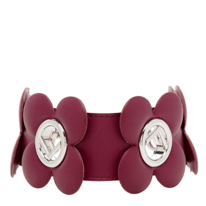 Fendi Vitello Century Opaco F is Fendi Floral Mini Strap You Black Cherry 1 of 4