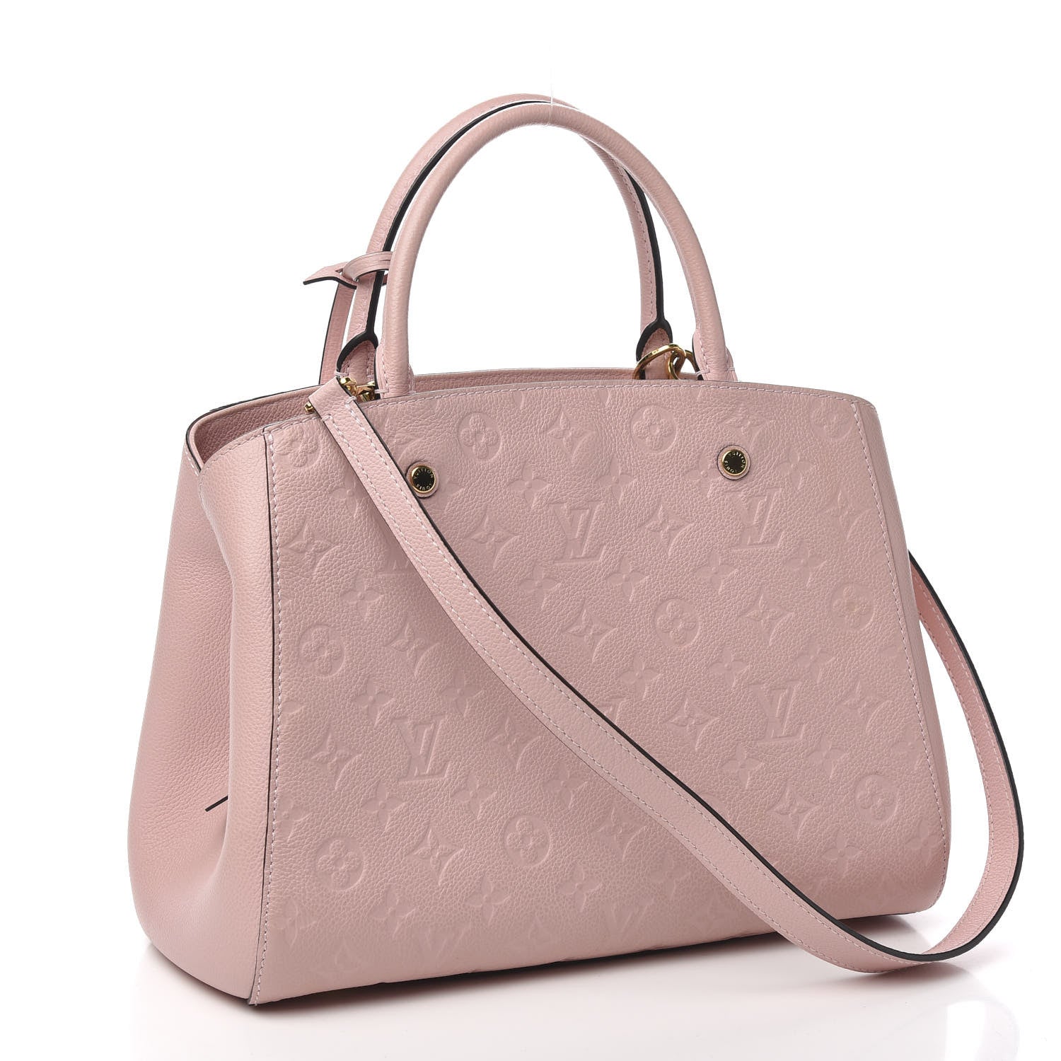 Louis Vuitton Empreinte Montaigne MM Rose Ballerine 2 of 10